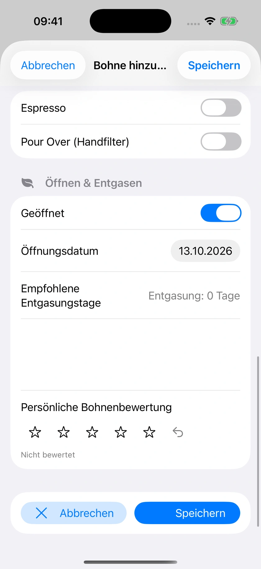 Abbildung 15 | Bohnensterne