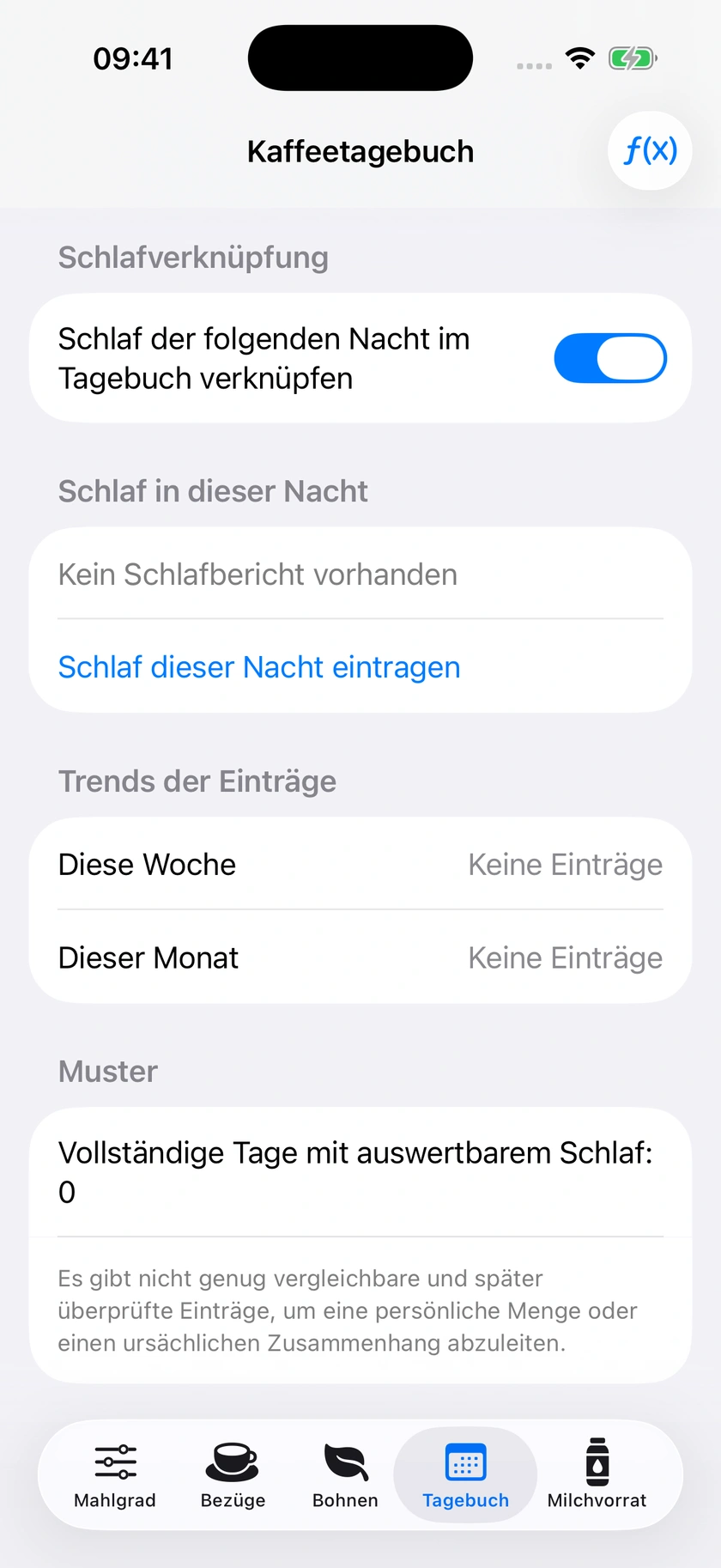 Abbildung 52 | Tagesbestätigung und Verlauf