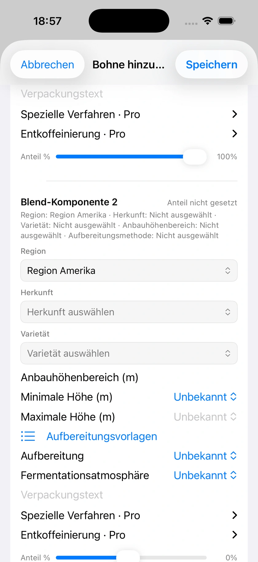 Abbildung 10 | Mischung und Referenzrezepte