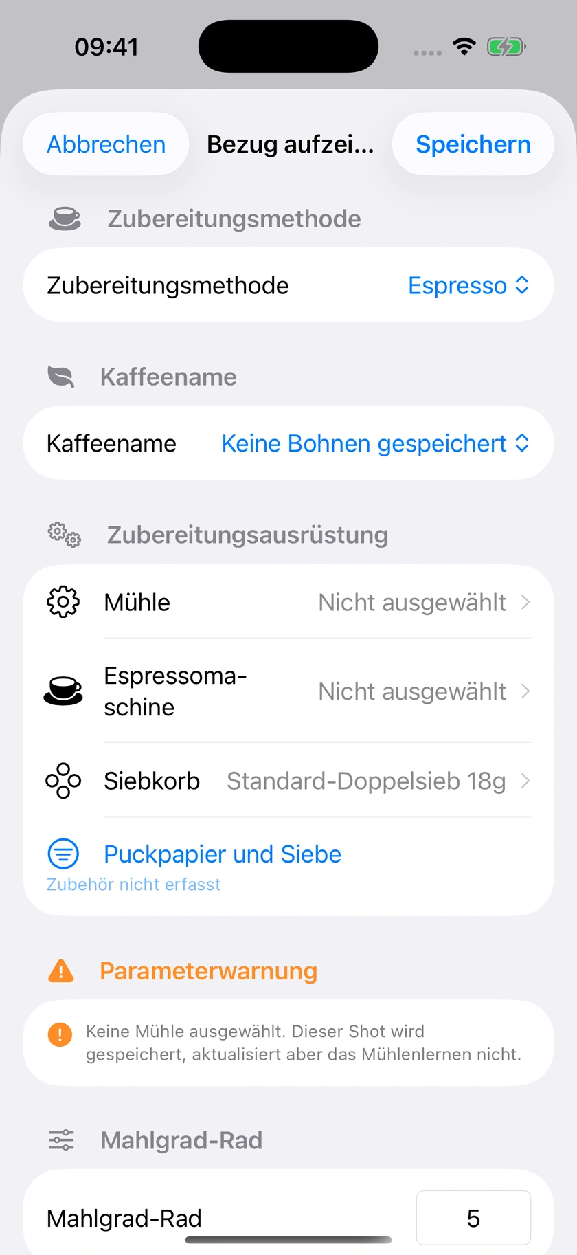 Abbildung 31 | Aufzeichnung und Messwerte