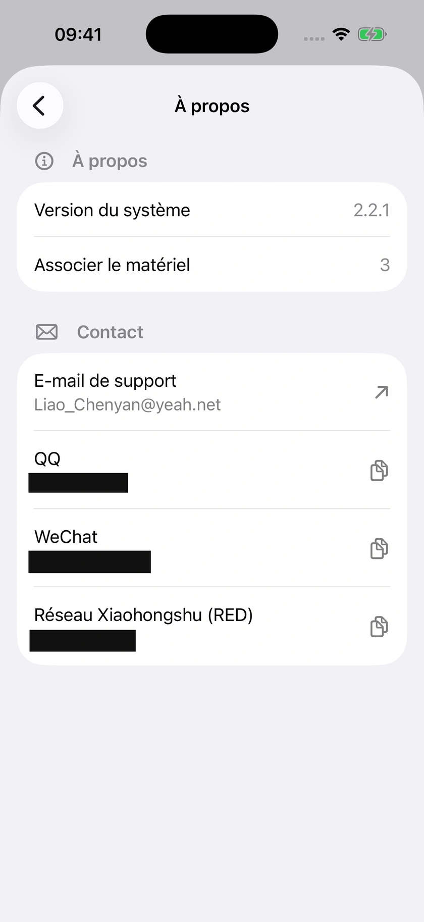 Figure 49 | À propos et contact