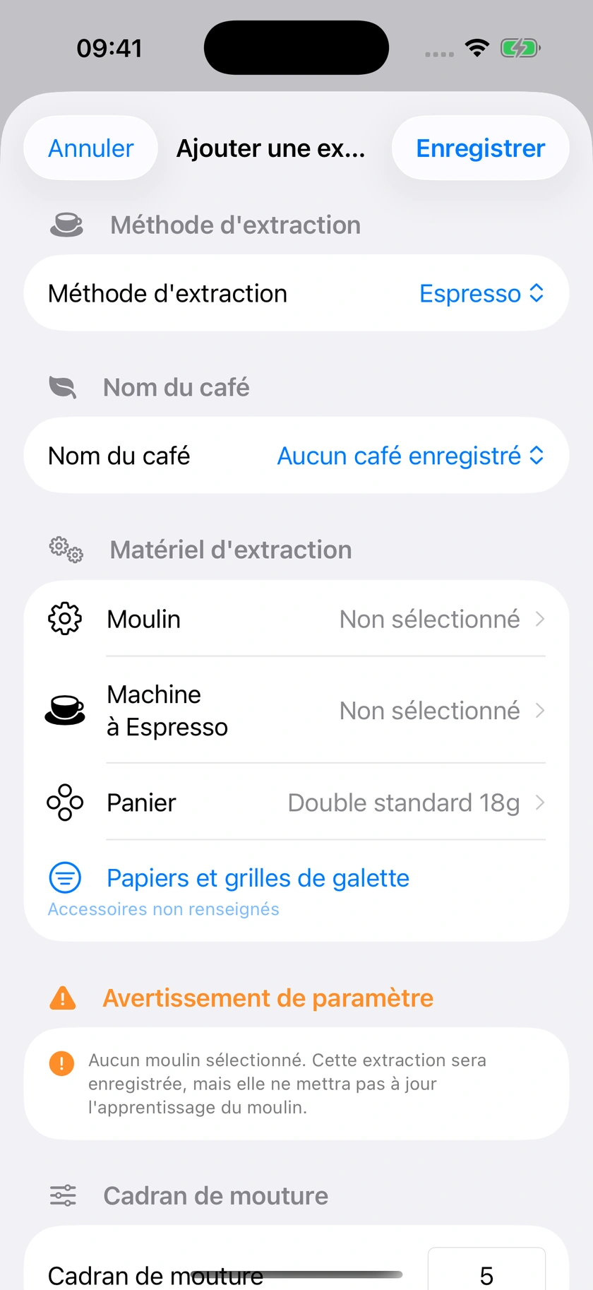 Figure 31 | Enregistrement et mesures