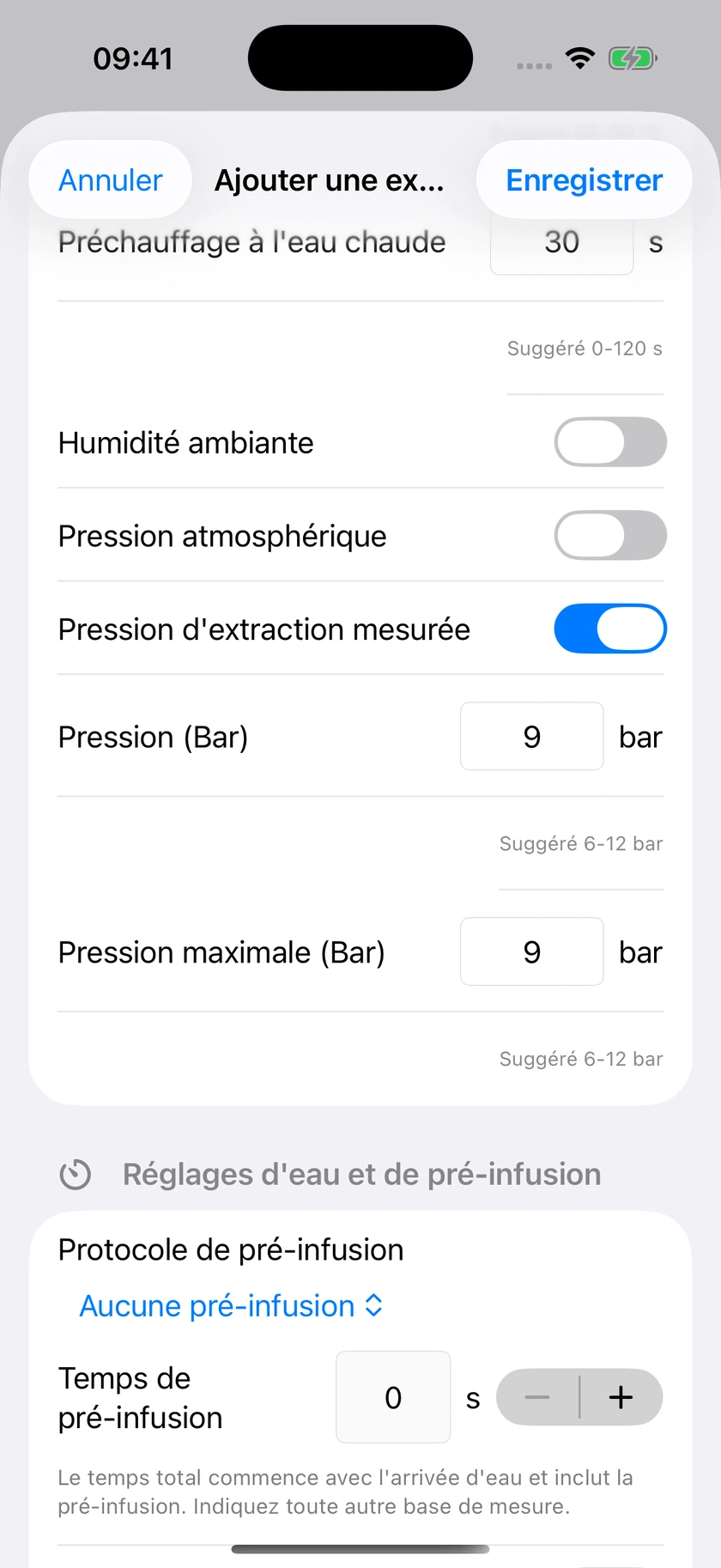 Figure 24 | Pression mesurée