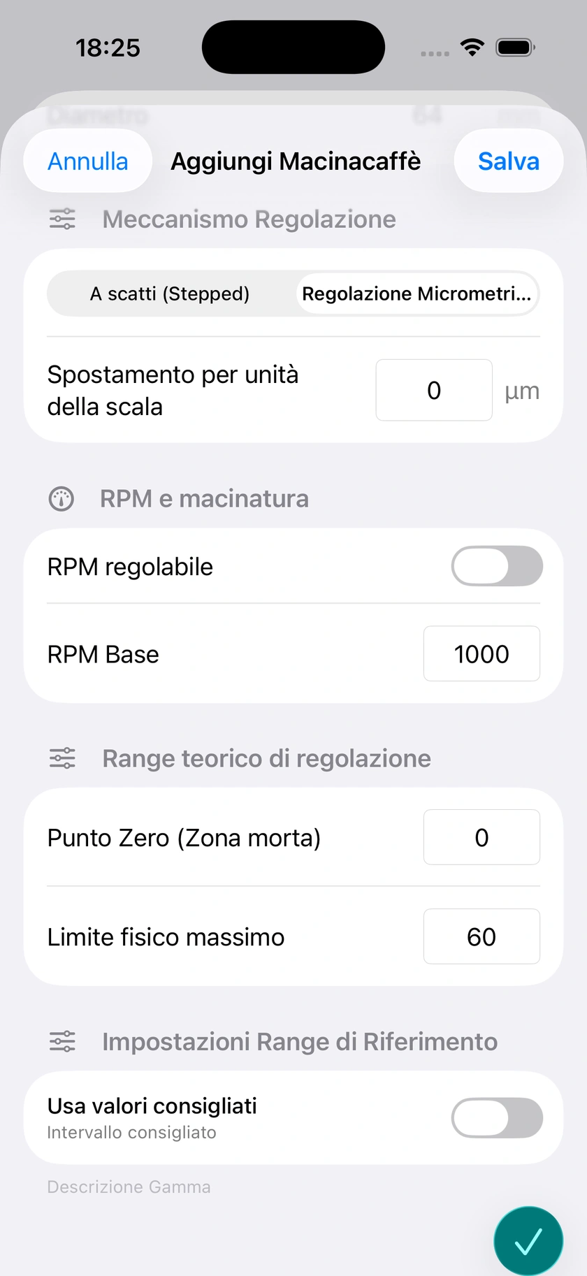 Figura 5 | Catalogo e moduli per macinacaffè personalizzati