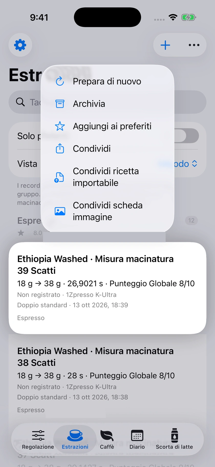 Figura 40 | Condivisione di testo e schede immagine