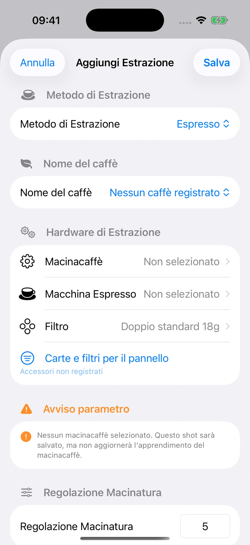 Figura 31 | Conferma delle misure e valutazione