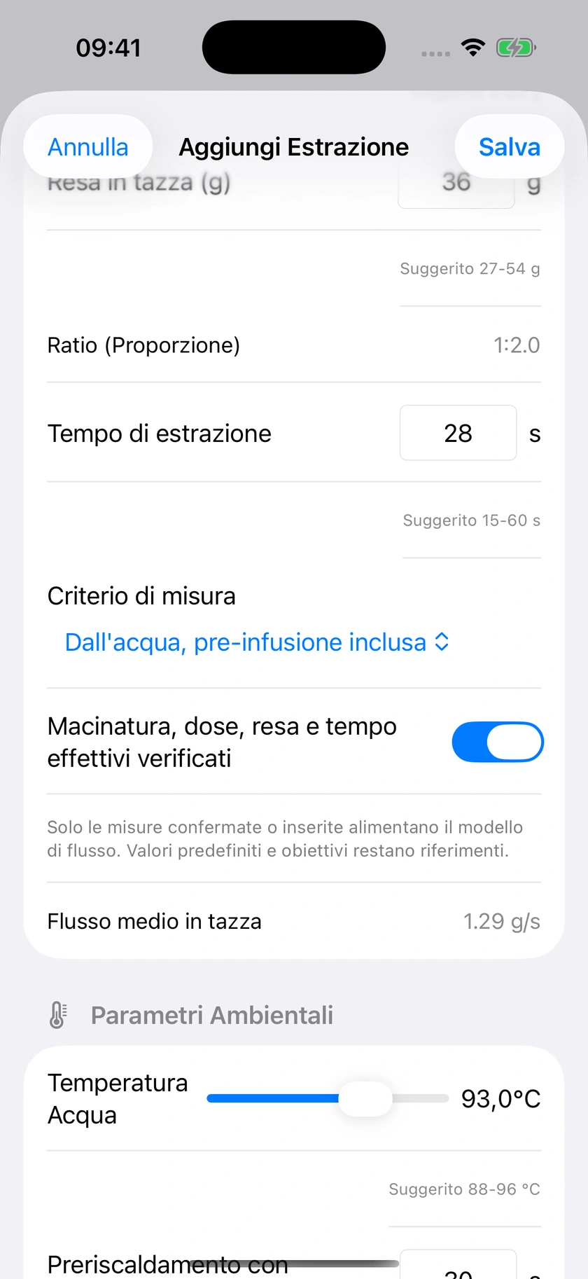 Figura 33 | Conferma delle misure e valutazione