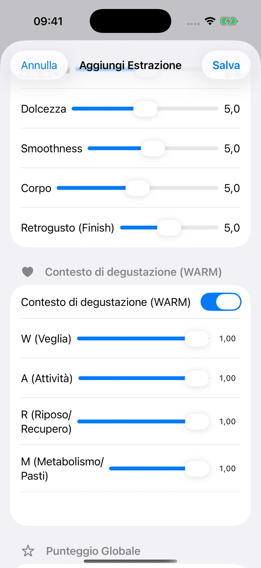 Figura 26 | Feedback, WARM ed evidenza dei consigli