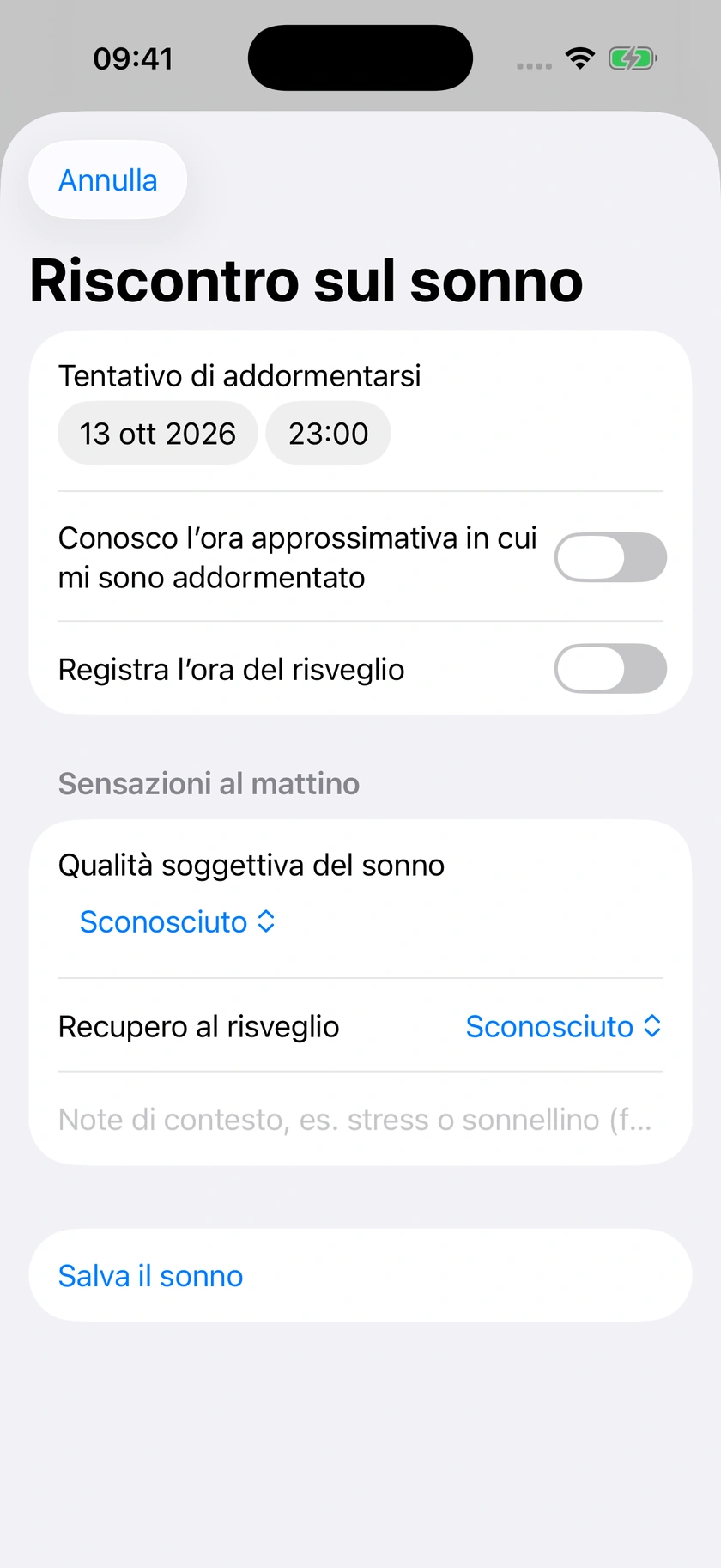 Figura 55 | Modulo del sonno