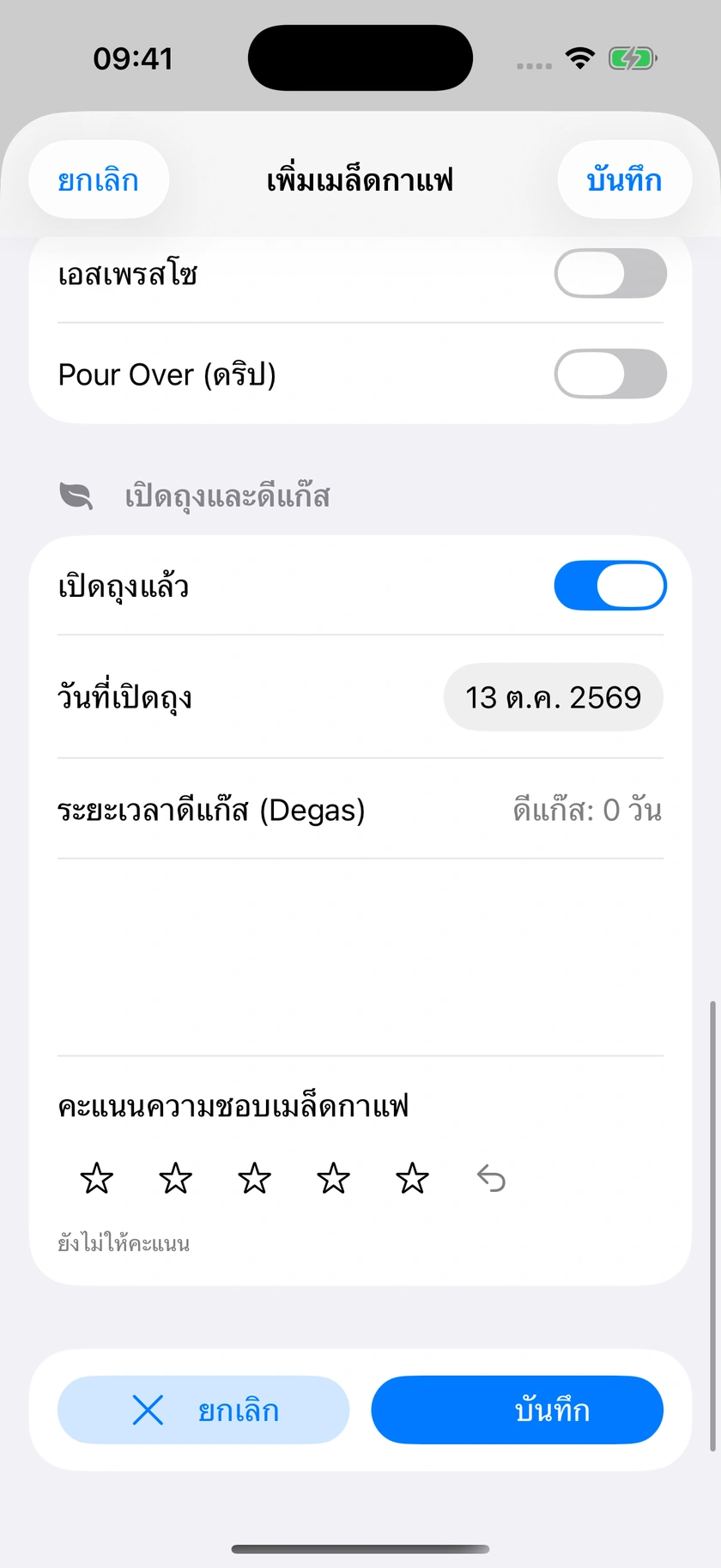 รูปที่ 15 | ดาวของเมล็ดกาแฟ
