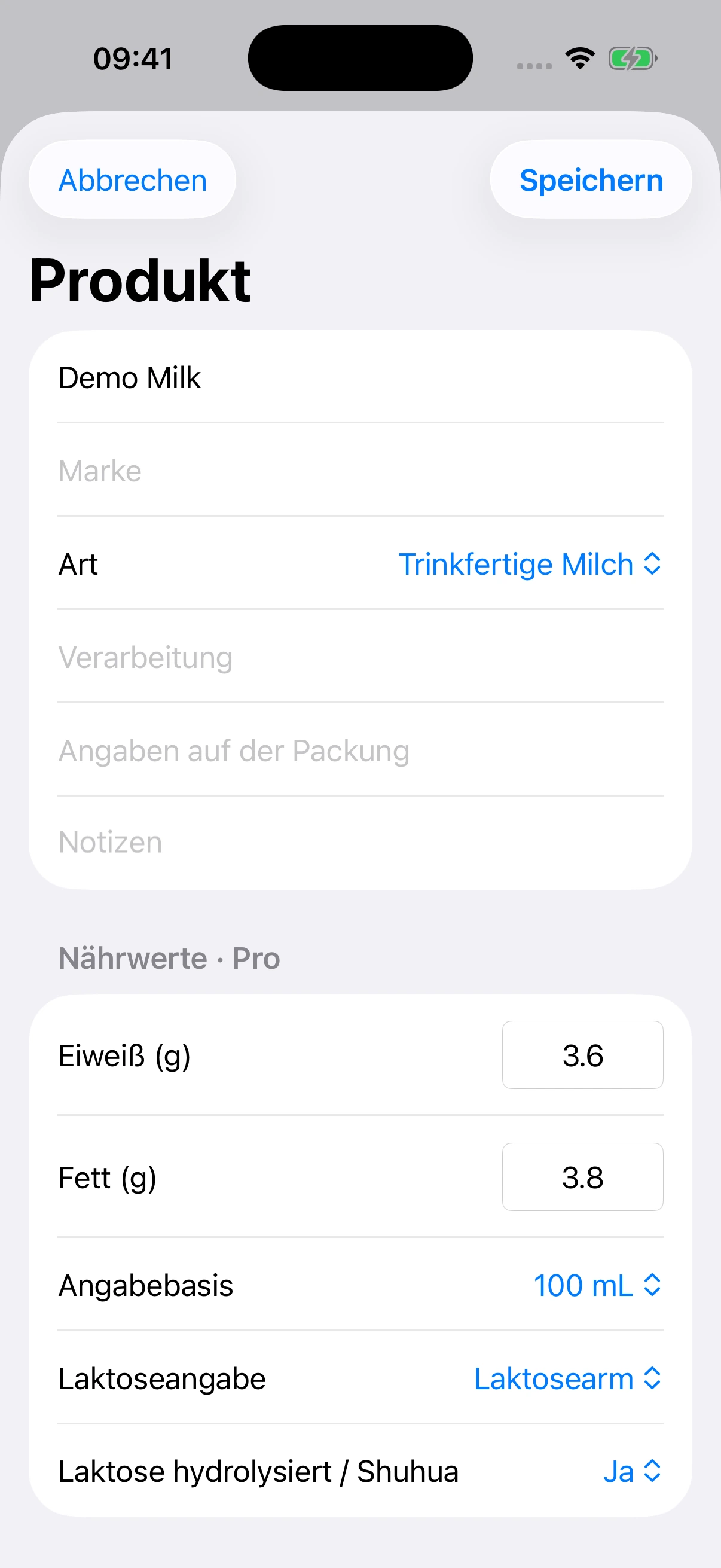 YanMore Grind — Nährwertangaben